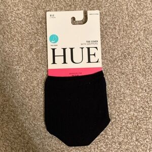 Hue Toe Covers with Grippers Black 2 Pack Brand New